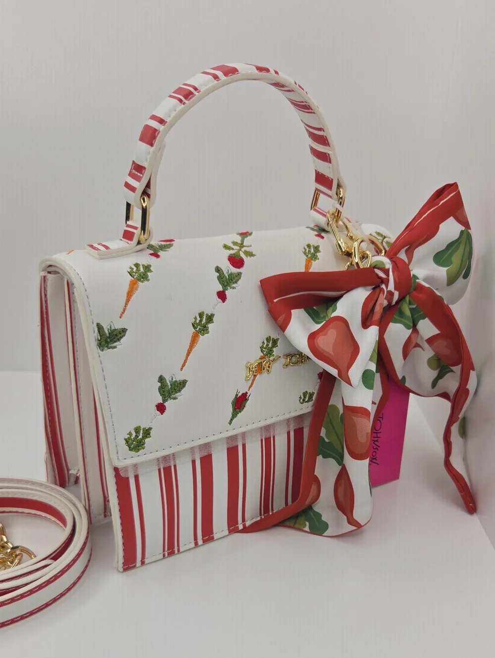 🥕▪️Betsey Johnson▪️ Carrots/ Radish Women’s Top-Handle satchel Vegetable Bag